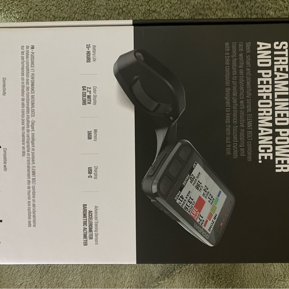 ELEMNT BOLT GPS Bike Computer - Black - Picture 4 of 4